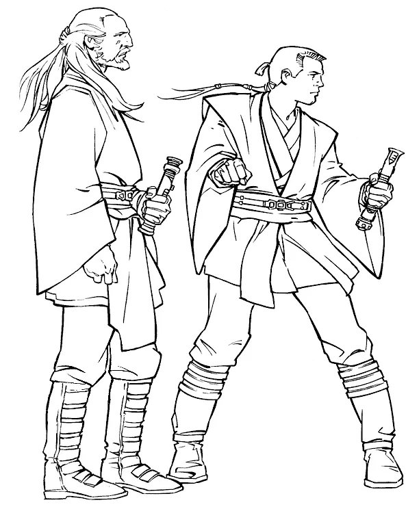 Desenhos de Obi Wan Kenobi Para Colorir 15