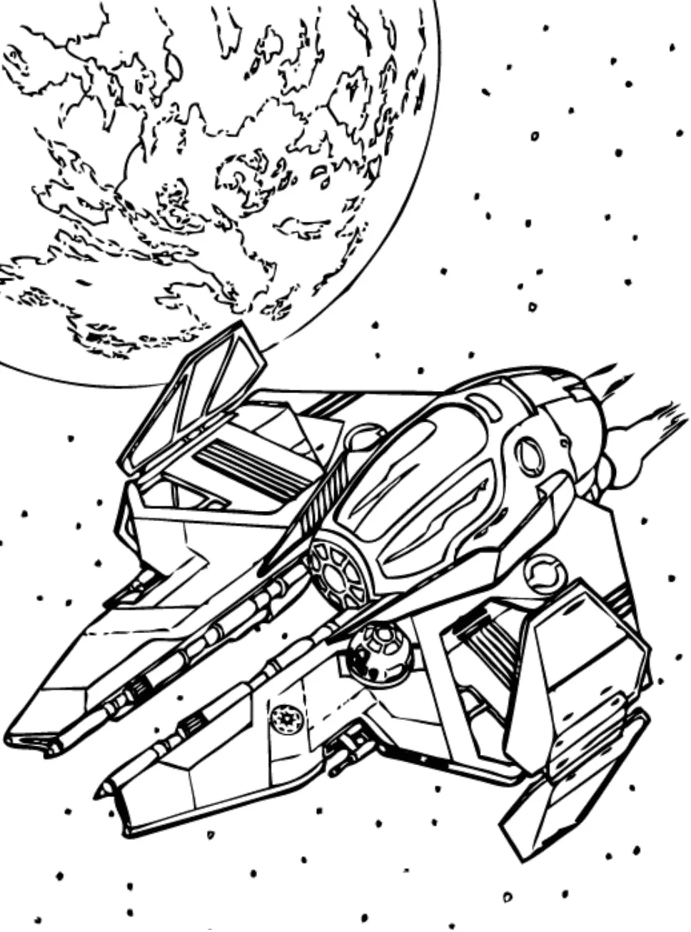 Desenhos de Obi Wan Kenobi Para Colorir 16