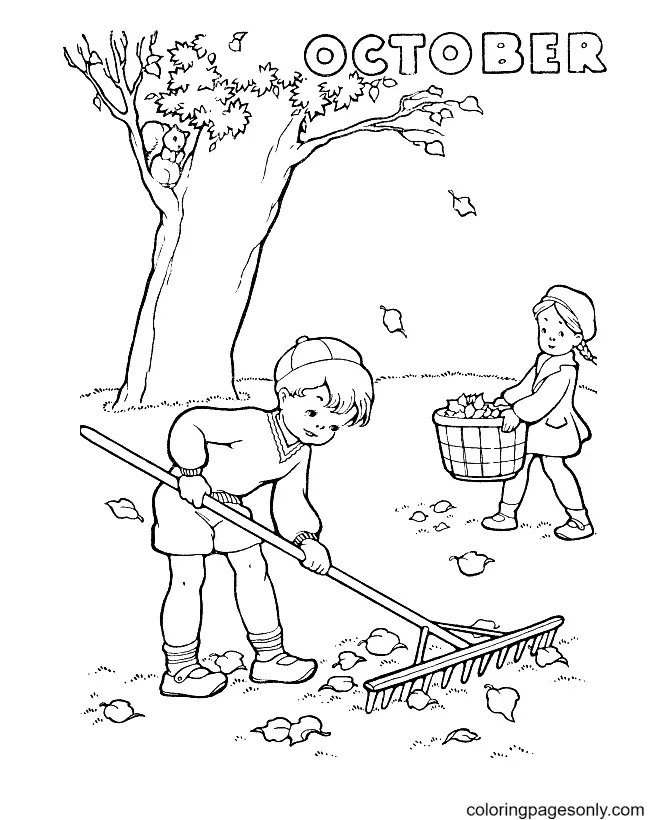October Coloring Pages 15