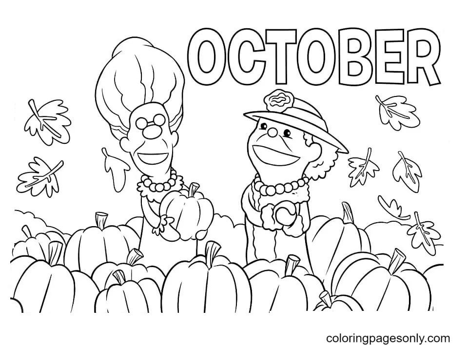 October Coloring Pages 21