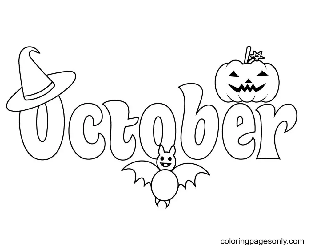October Coloring Pages 28