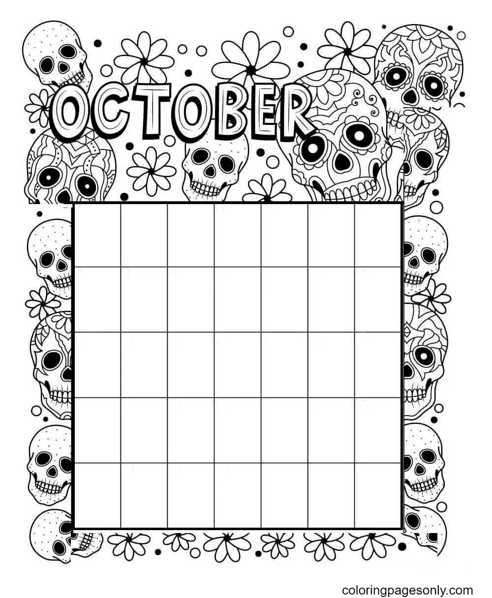 October Coloring Pages 29