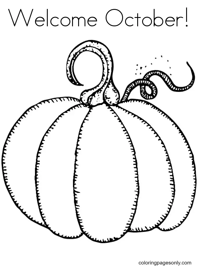 October Coloring Pages 33