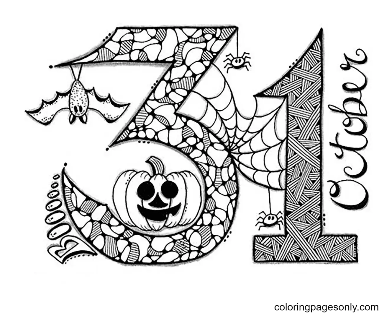 October Coloring Pages 36
