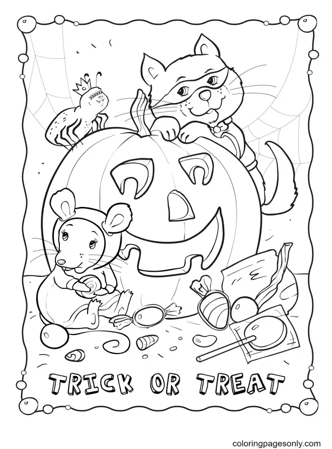 October Coloring Pages 41
