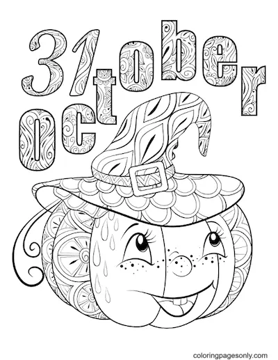 October Coloring Pages 42