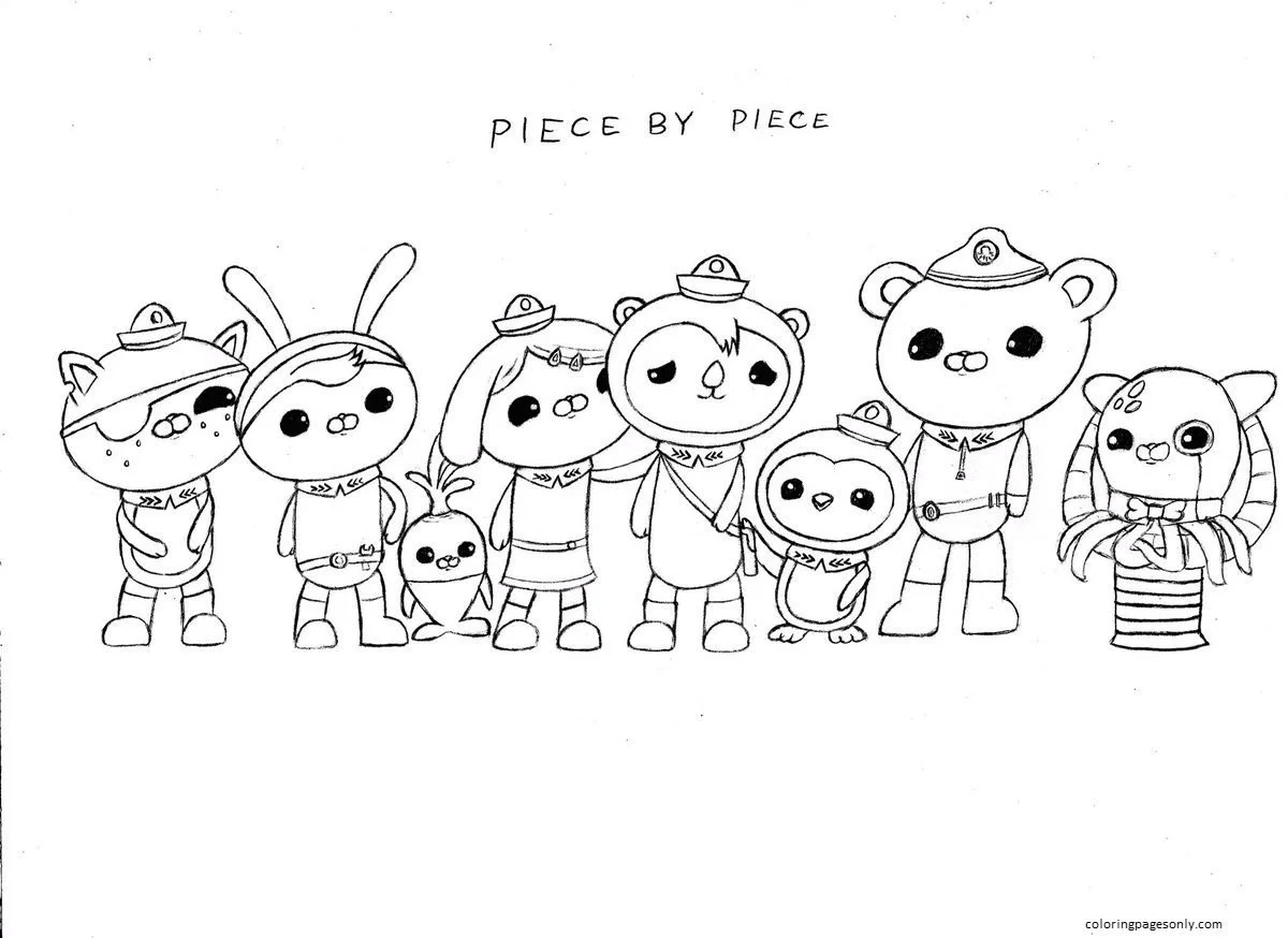 Desenhos de Octonautas Para Colorir 1
