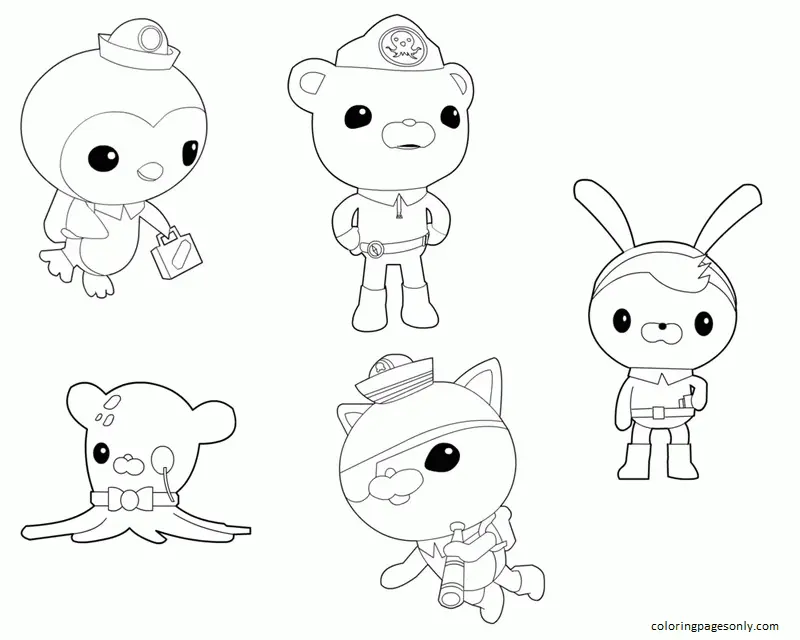 Desenhos de Octonautas Para Colorir 24