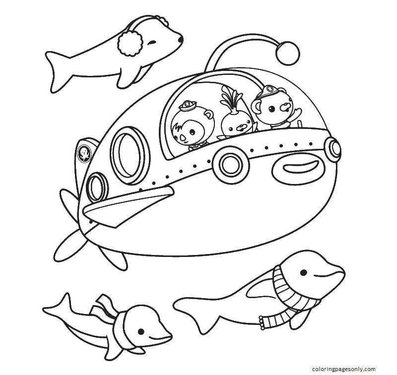 Desenhos de Octonautas Para Colorir 25