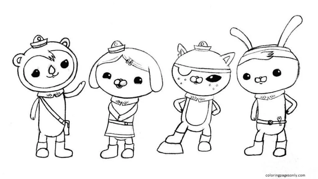Desenhos de Octonautas Para Colorir 37