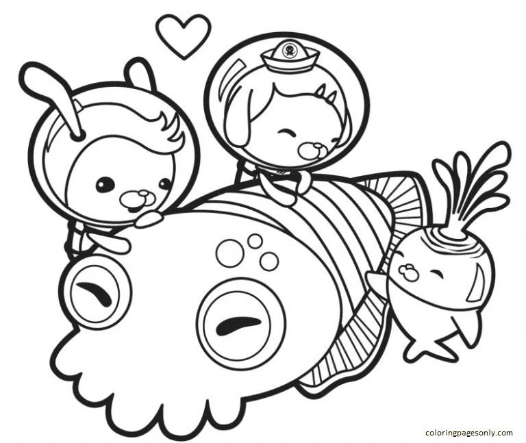 Desenhos de Octonautas Para Colorir 47