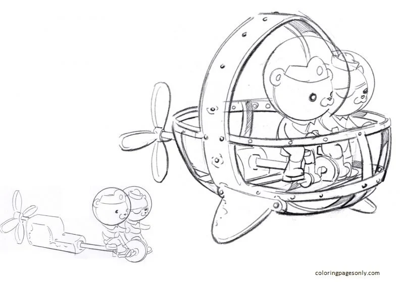 Desenhos de Octonautas Para Colorir 9