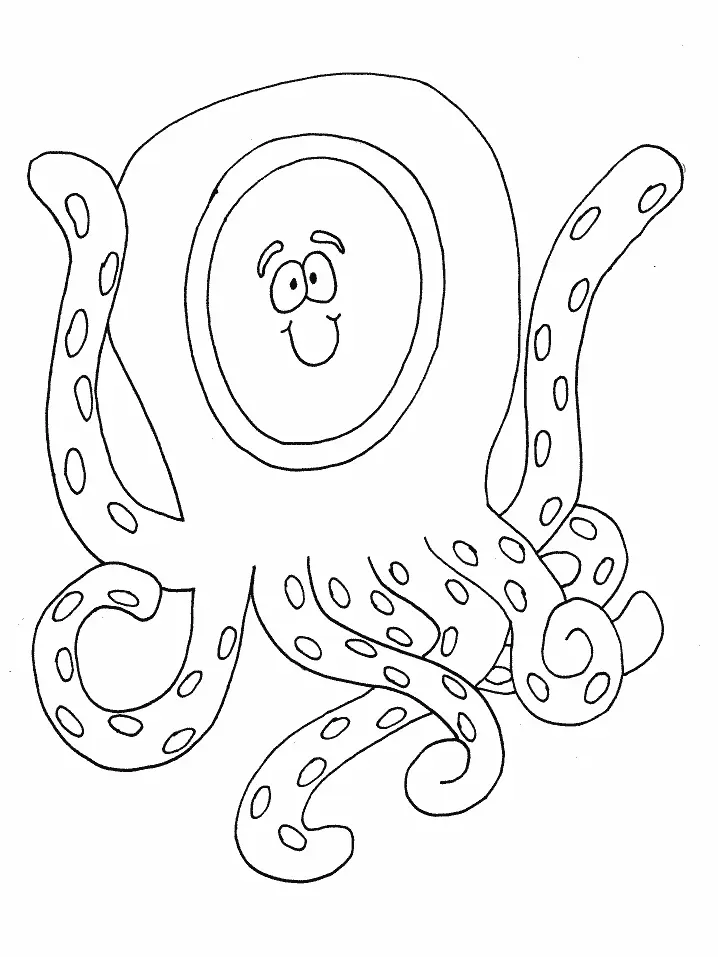 Octopus Coloring Pages 17