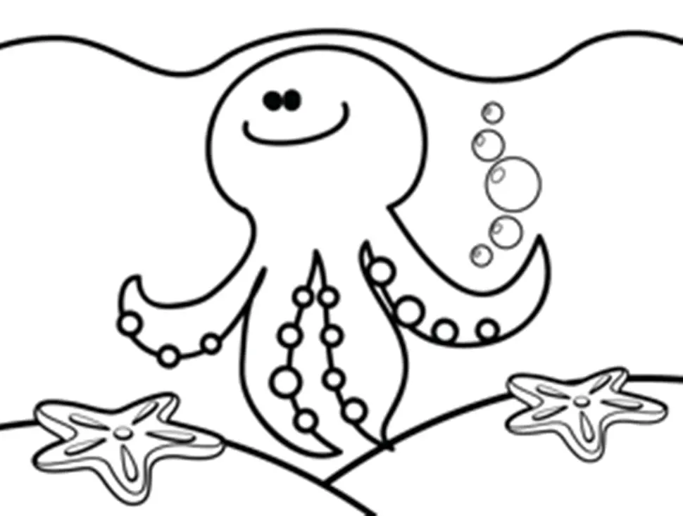 Octopus Coloring Pages 18