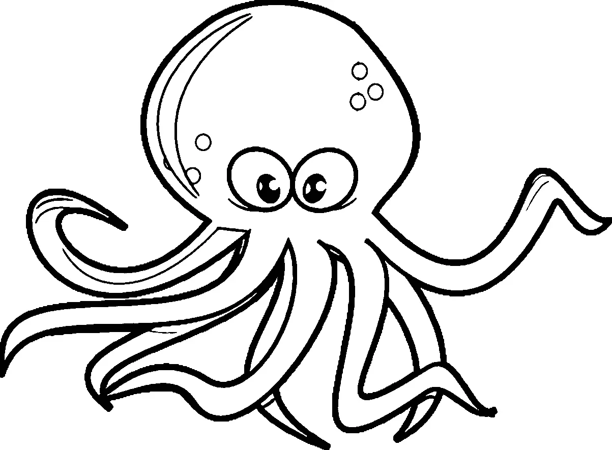 Octopus Coloring Pages 33