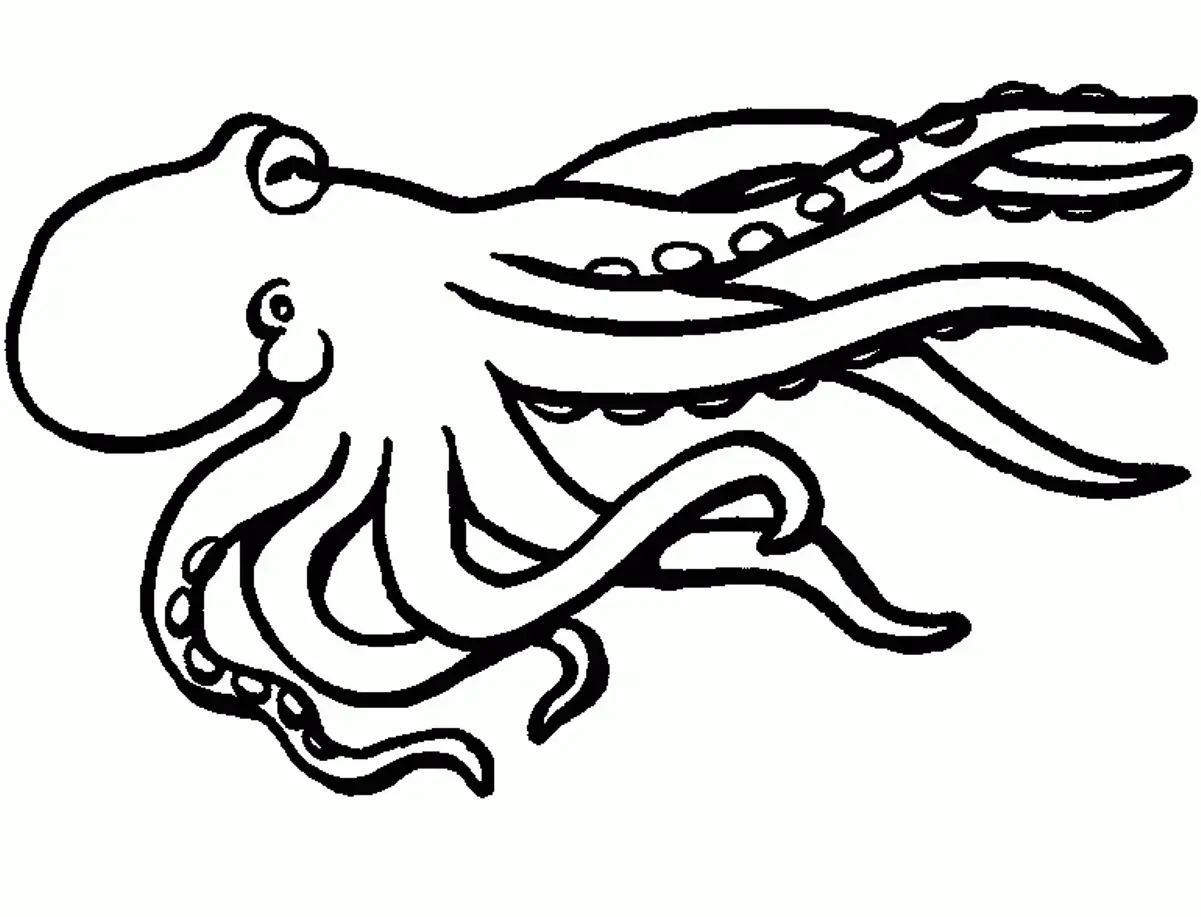 Octopus Coloring Pages 37