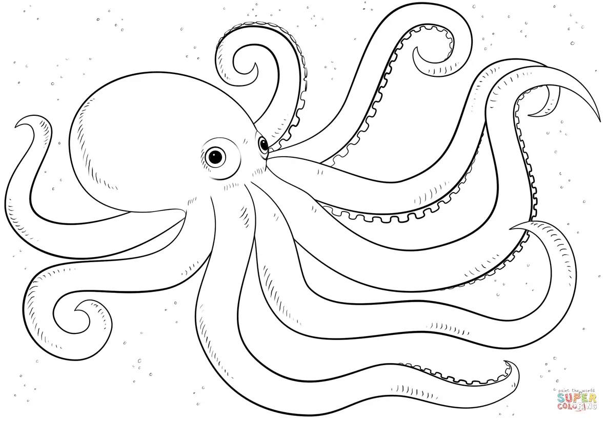 Octopus Coloring Pages 38