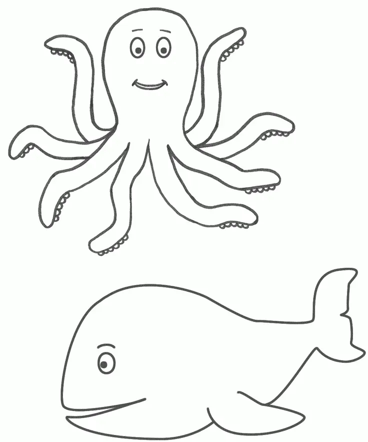 Octopus Coloring Pages 44