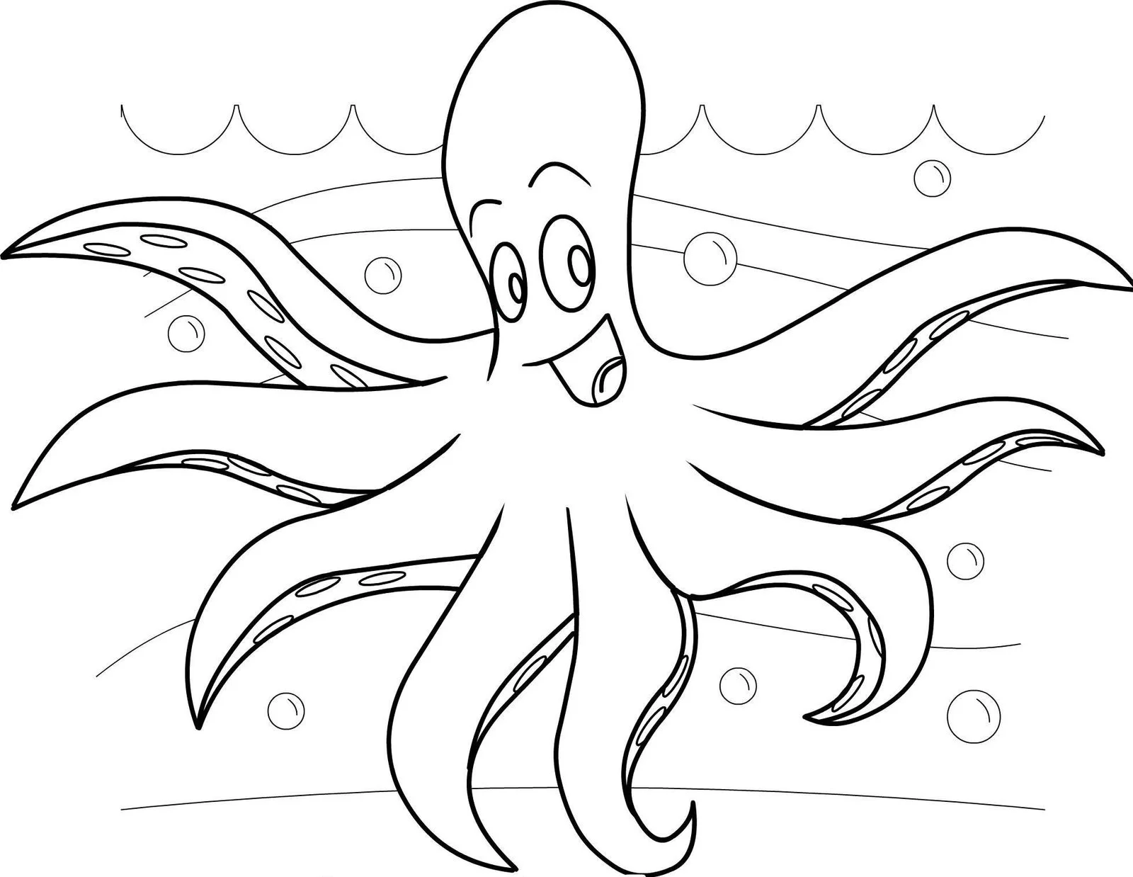 Octopus Coloring Pages 49