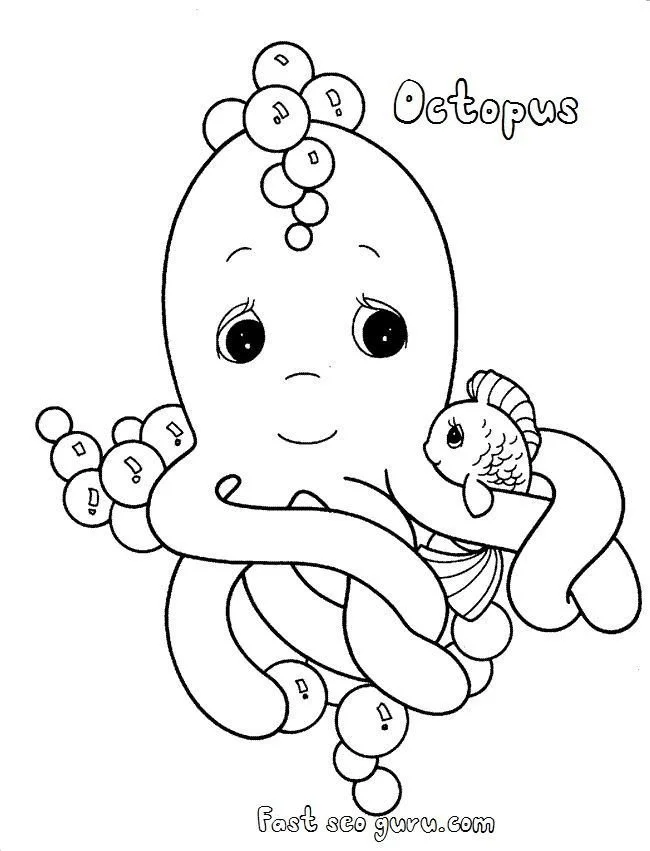 Octopus Coloring Pages 69