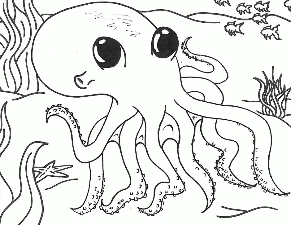 Octopus Coloring Pages 77