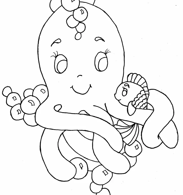 Octopus Coloring Pages 85