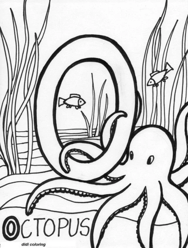 Octopus Coloring Pages 86