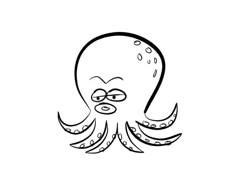 Octopus Coloring Pages 90