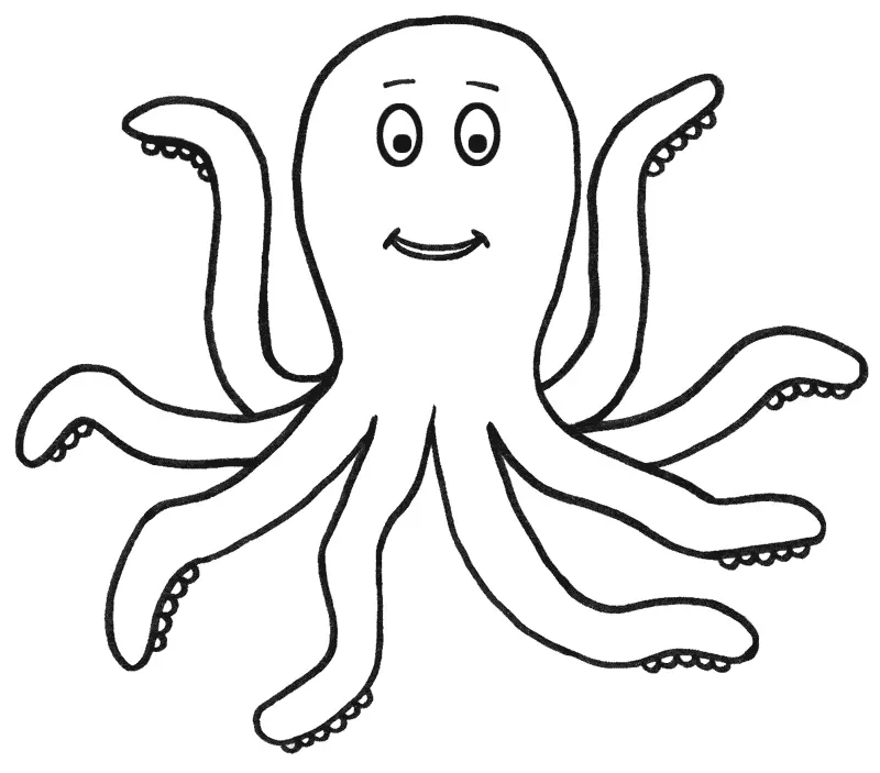 Octopus Coloring Pages 96