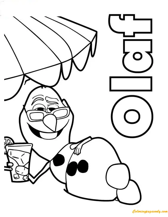 Olaf Coloring Pages 13