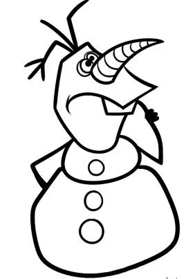 Olaf Coloring Pages 29