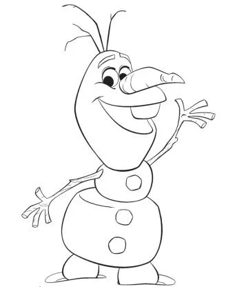 Olaf Coloring Pages 33