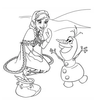 Olaf Coloring Pages 37