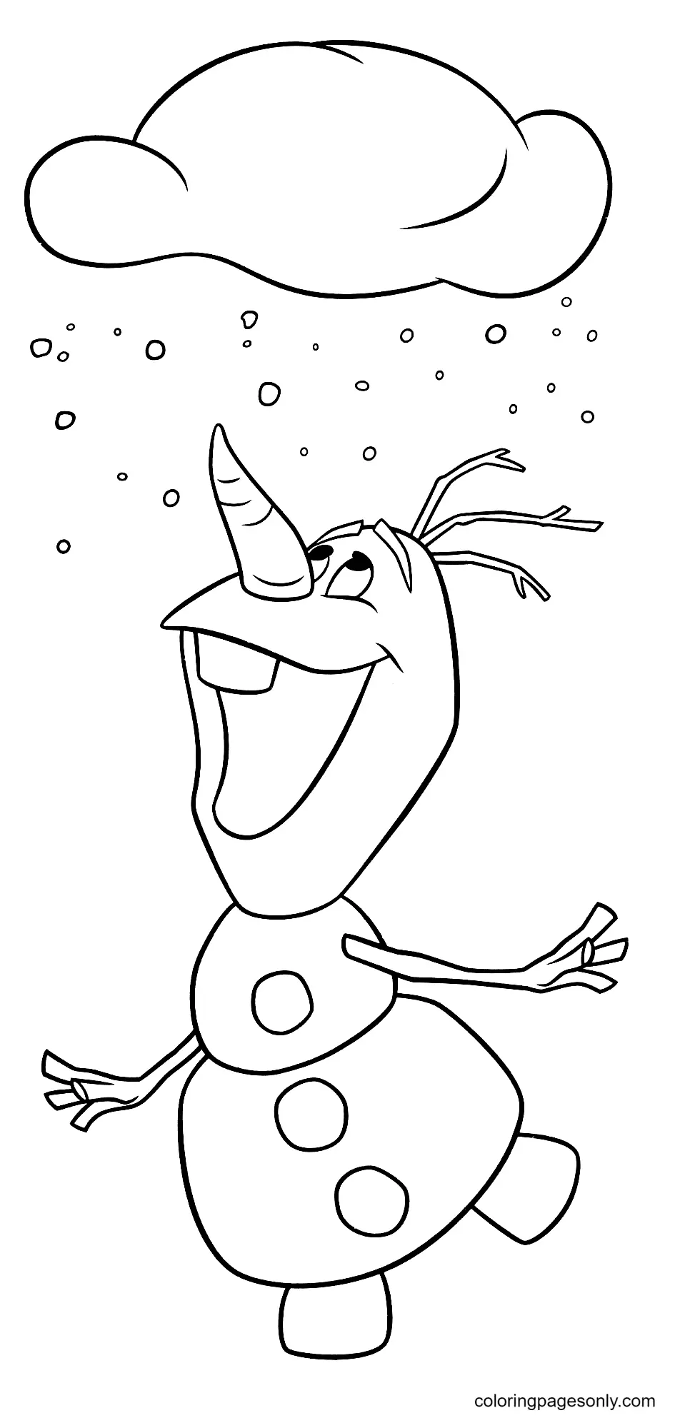 Olaf Coloring Pages 40