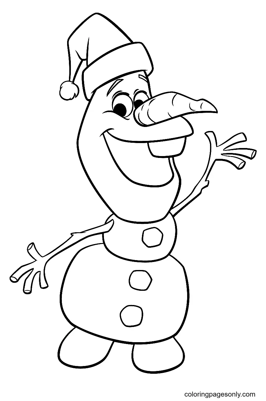 Olaf Coloring Pages 44