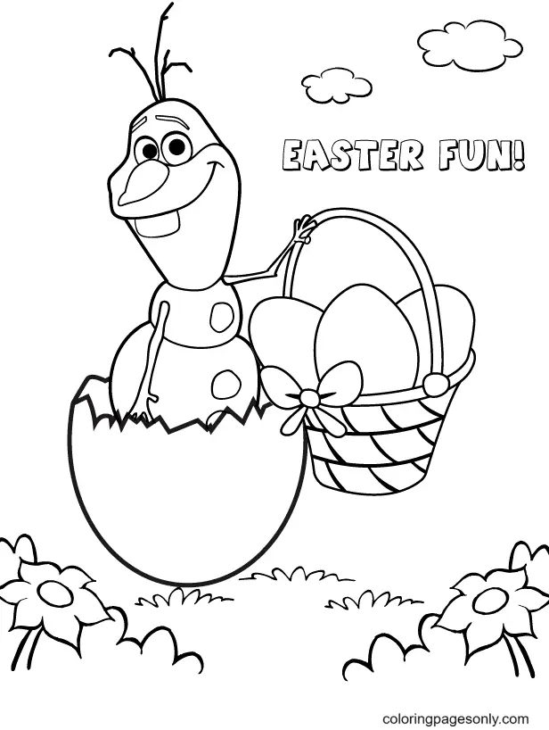 Olaf Coloring Pages 45