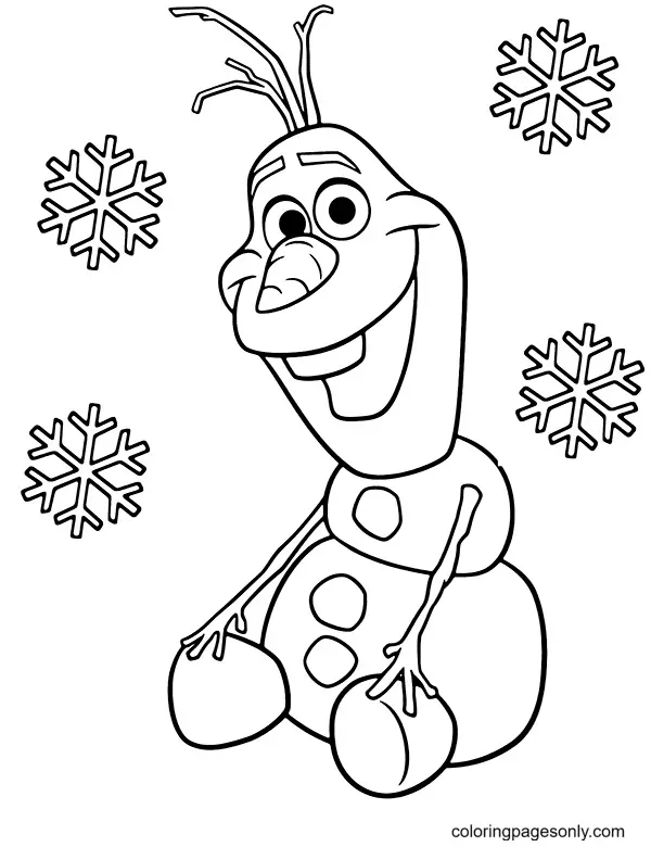 Olaf Coloring Pages 51