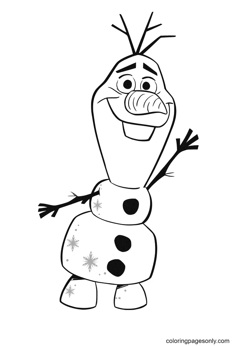 Olaf Coloring Pages 53