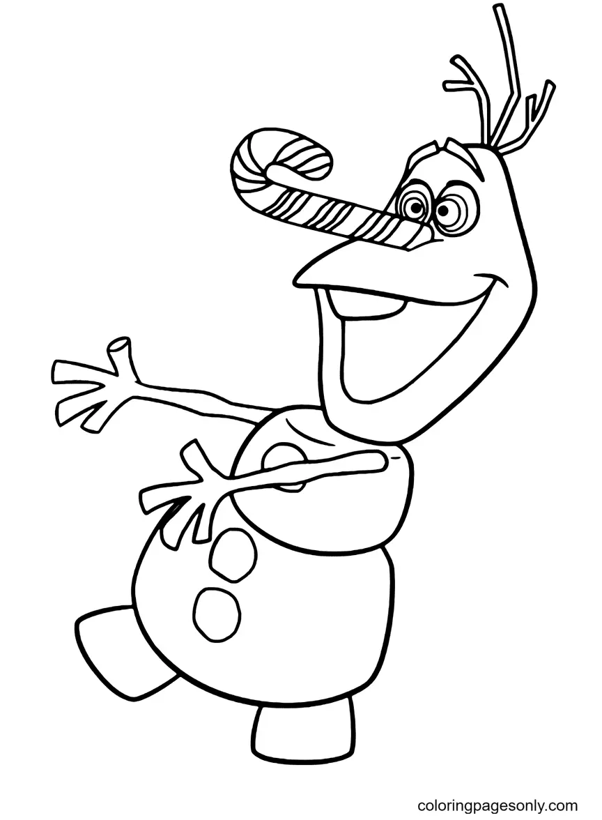 Olaf Coloring Pages 54