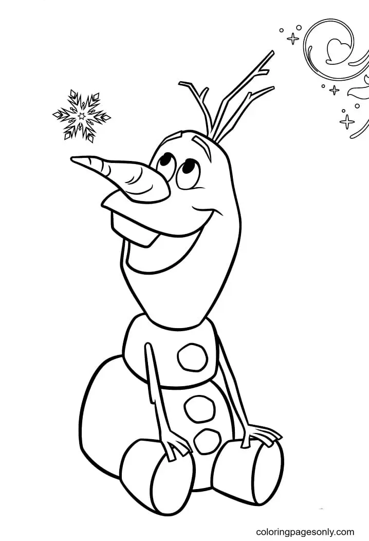 Olaf Coloring Pages 62