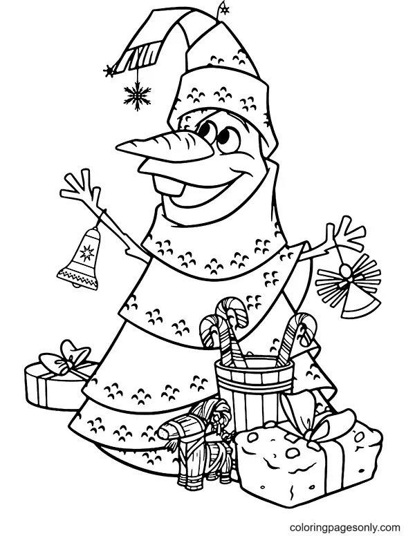 Olaf Coloring Pages 65