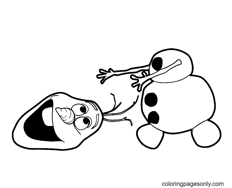Olaf Coloring Pages 68