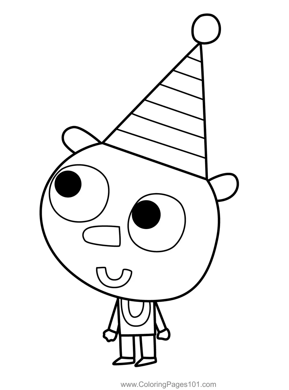 Olobob Top Coloring Pages