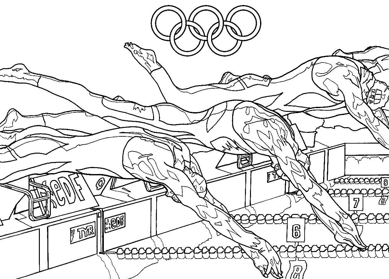 Olympic Coloring Pages 12