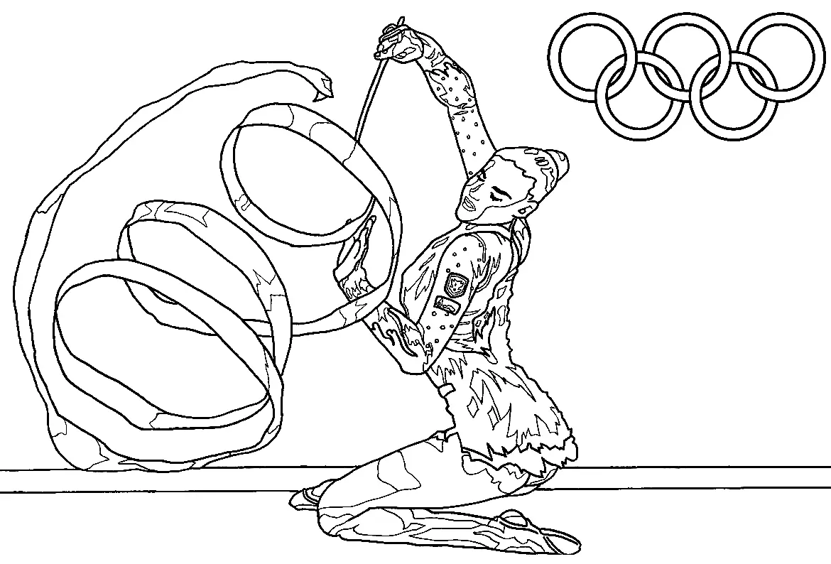Olympic Coloring Pages 8