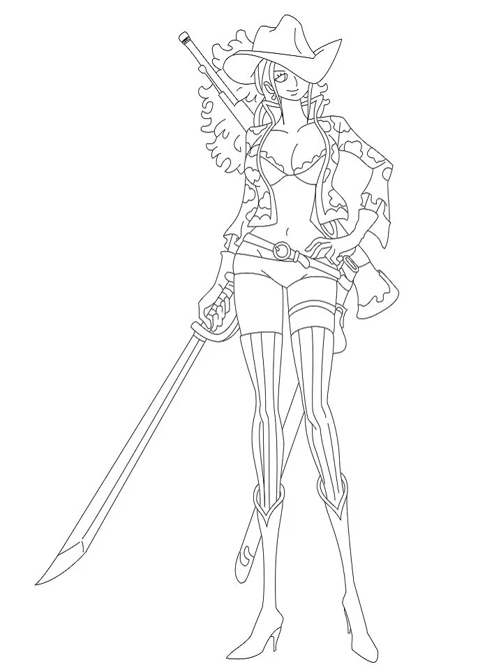 Desenhos de Personagens One Piece Para Colorir 12