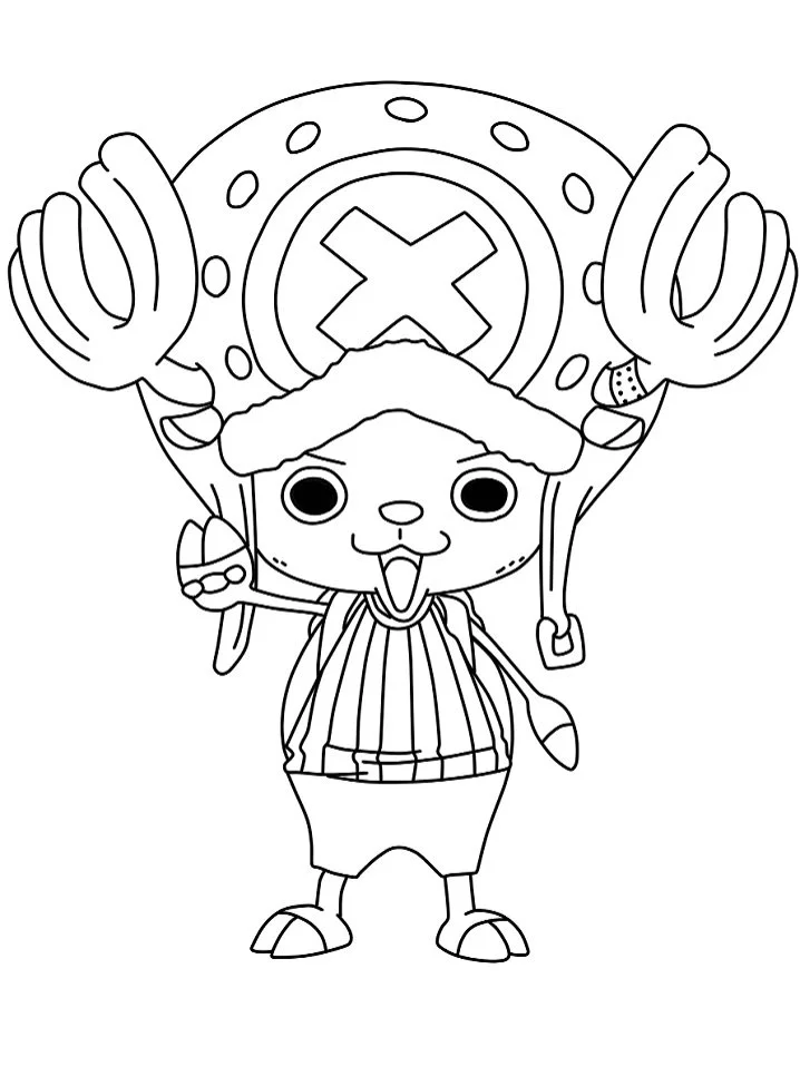 Desenhos de Personagens One Piece Para Colorir 27