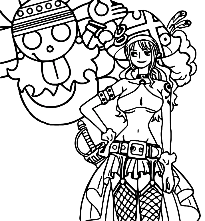 One Piece Film Red Para Colorear 23