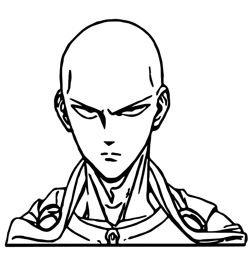 One Punch Man Ausmalbilder 12