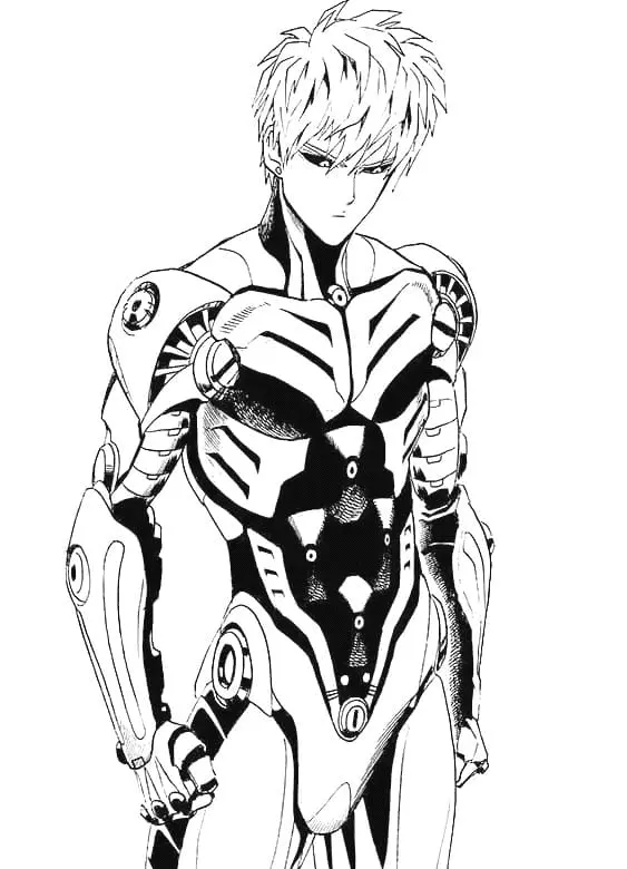 One Punch Man Ausmalbilder 32